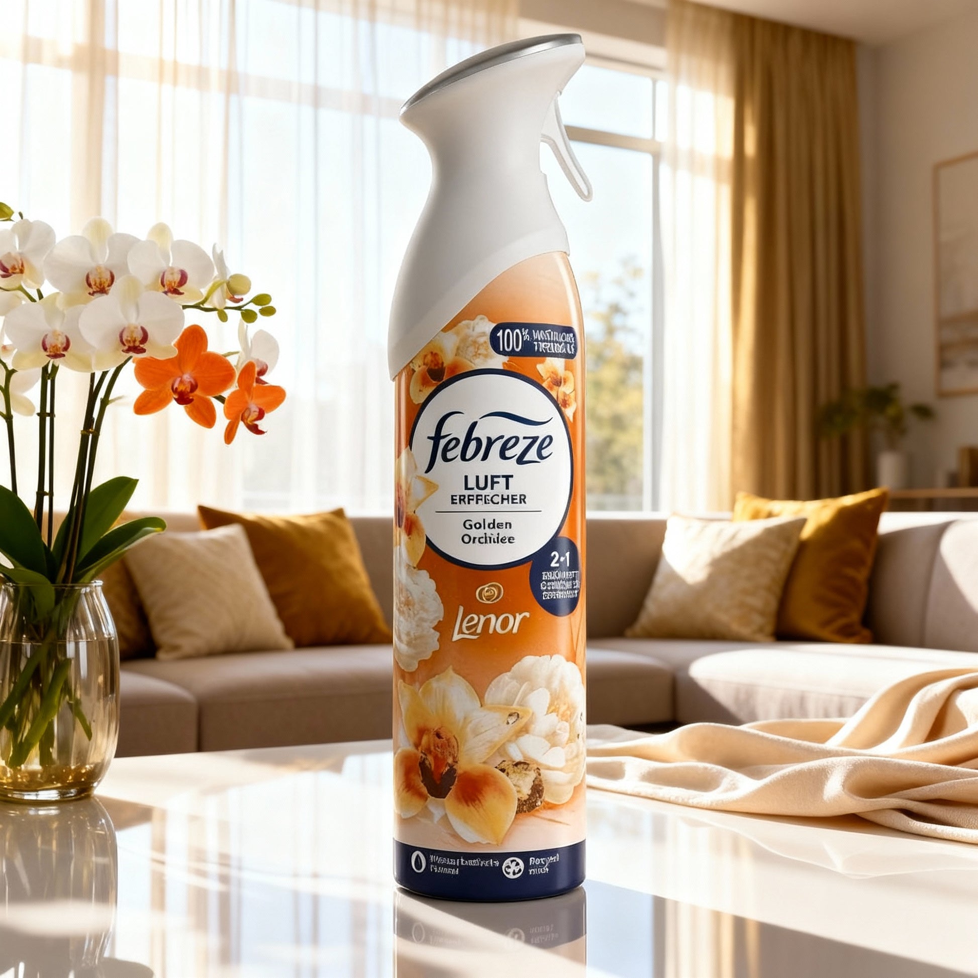 Febreze Déodorant Orchidée - Fraîcheur Rapide, Parfum Doux - Cpourtoi.Net
